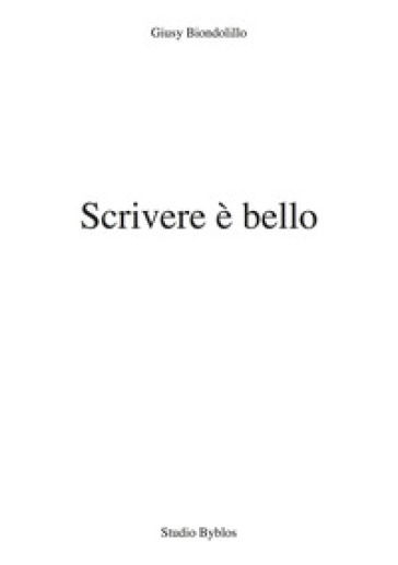 Scrivere è bello
