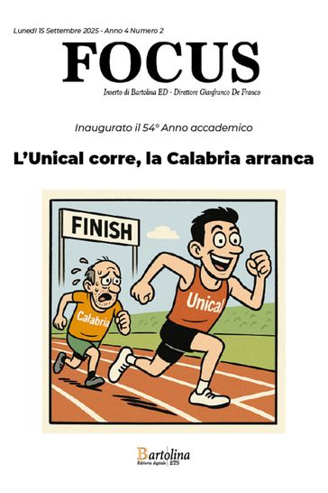 L'Unical corre, la Calabria arranca