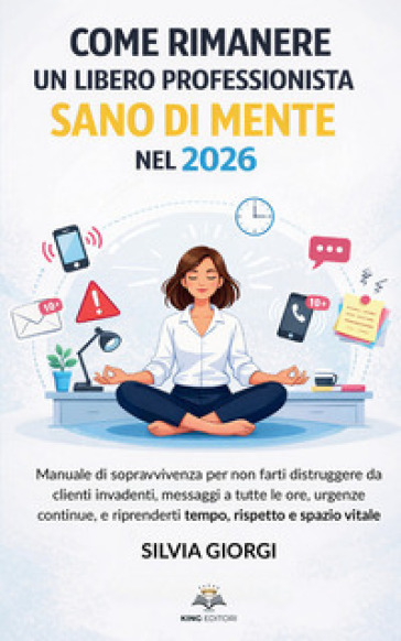 Come rimanere un libero professionista sano di mente nel 2026. Manuale di sopravvivenza per non farti distruggere da clienti invadenti, messaggi, urgenze e riprenderti tempo, rispetto e spazio vitale