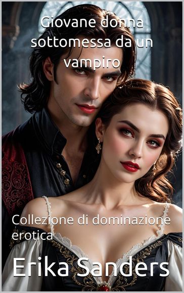 Giovane donna sottomessa da un vampiro