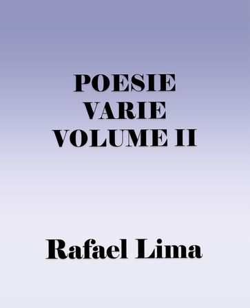 Poesie Varie Volume II