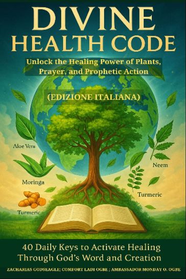 DIVINE HEALTH CODE - 40 Daily Keys to Activate Healing Through God's Word and Creation Unlock the Healing Power of Plants, Prayer, and Prophetic Action ITALIAN EDITION (Edizione italiana)